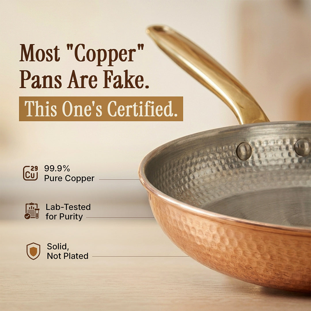 Certified® Pure Copper Pan