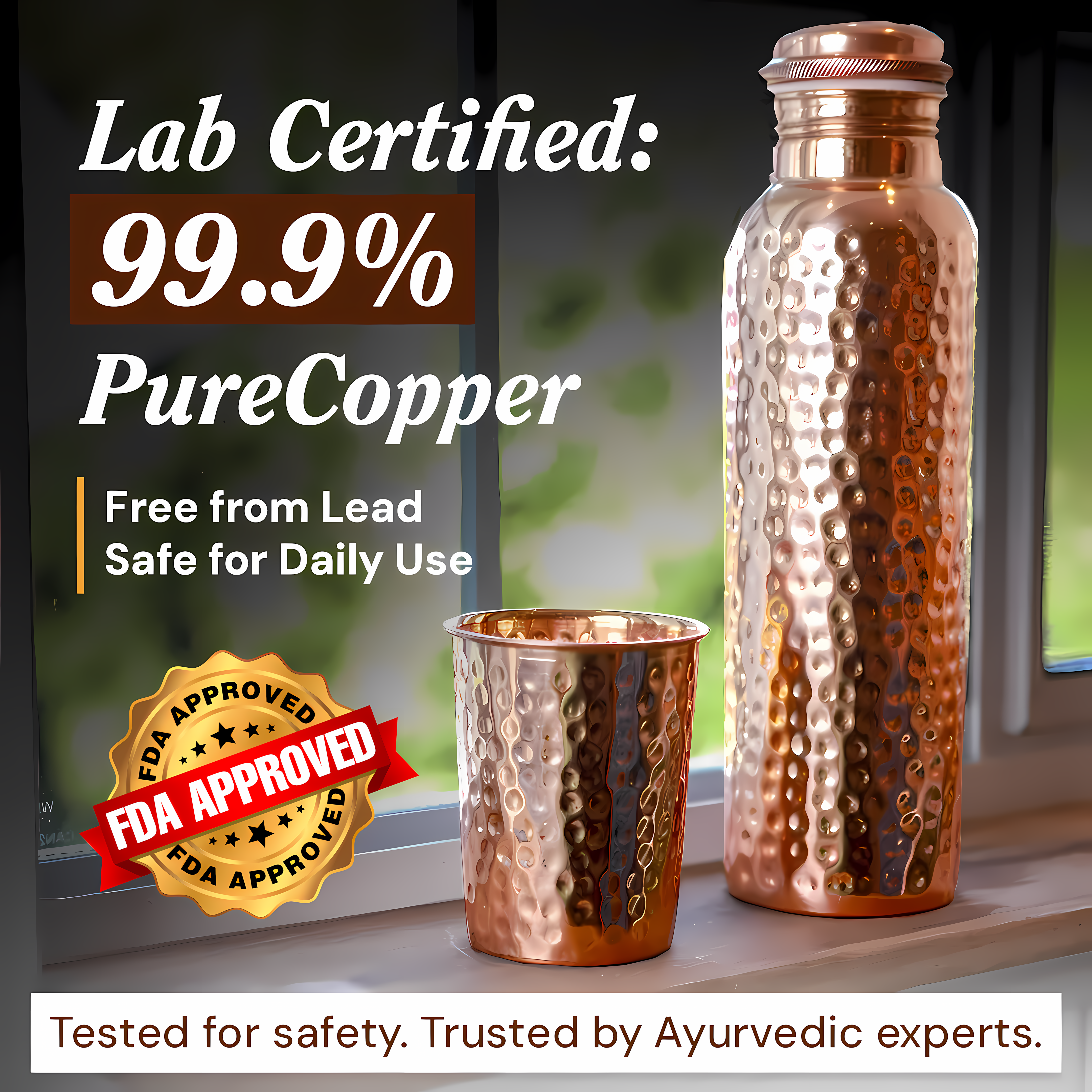 Himalayan Ayurvedic Pure Copper Bottle